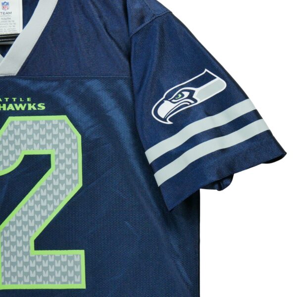 Maillot manches courtes enfant marine NFL Team Apparel Equipe Seattle Seahawks