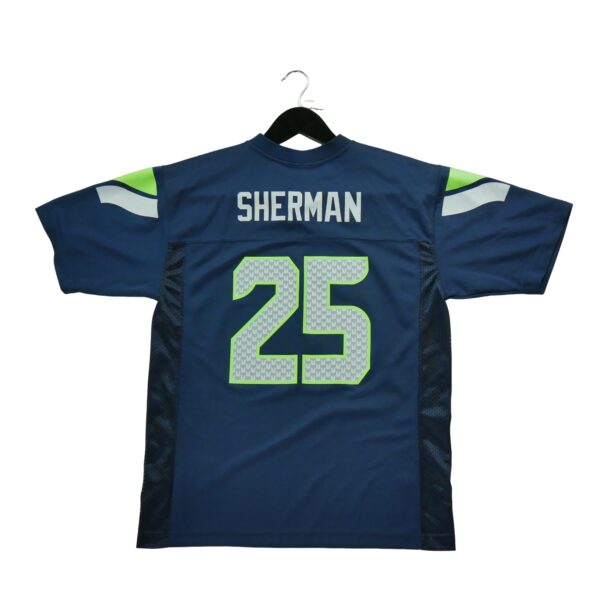 Maillot manches courtes enfant marine NFL Team Apparel Equipe Seattle Seahawks