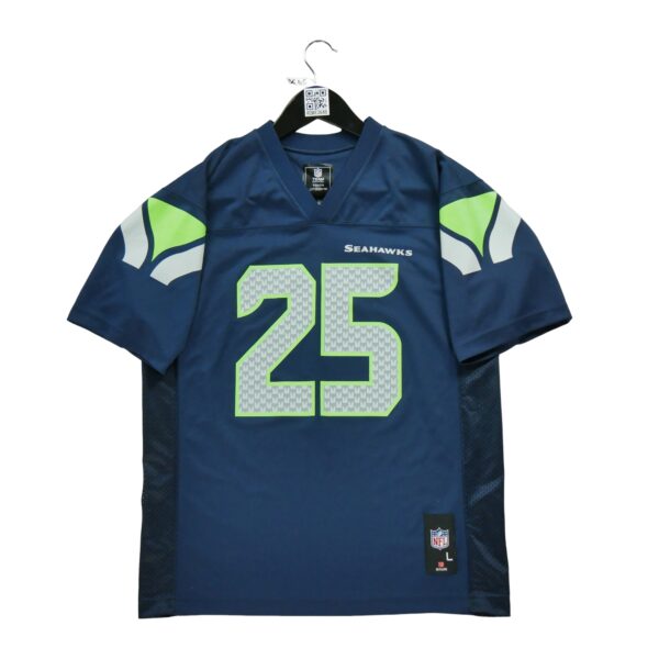Maillot manches courtes enfant marine NFL Team Apparel Equipe Seattle Seahawks