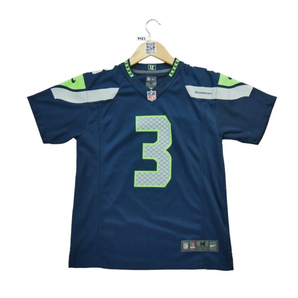 Maillot manches courtes enfant marine Nike Equipe Seattle Seahawks