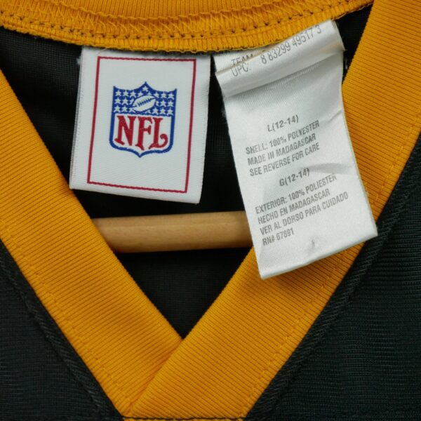 Maillot manches courtes enfant noir NFL Team Apparel Equipe Pittsburgh Steelers