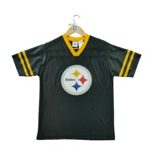 Maillot manches courtes enfant noir NFL Team Apparel Equipe Pittsburgh Steelers