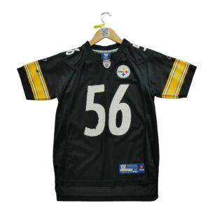 Maillot manches courtes enfant noir Reebok Equipe Pittsburgh Steelers