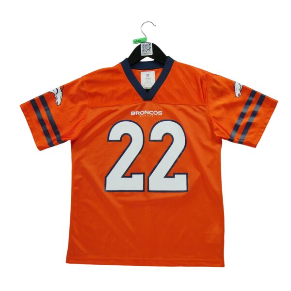 Maillot manches courtes enfant orange NFL Team Apparel Equipe Denver Broncos
