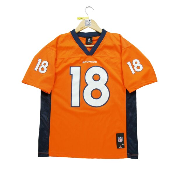 Maillot manches courtes enfant orange NFL Team Apparel Equipe Denver Broncos