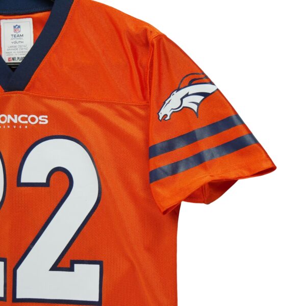 Maillot manches courtes enfant orange NFL Team Apparel Equipe Denver Broncos