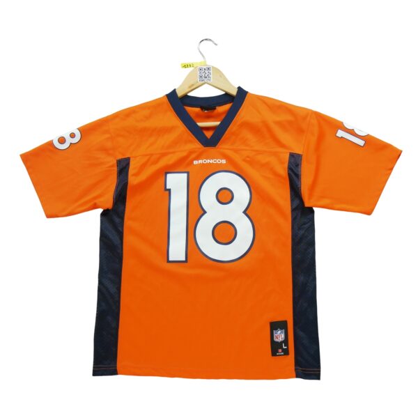 Maillot manches courtes enfant orange NFL Team Apparel Equipe Denver Broncos
