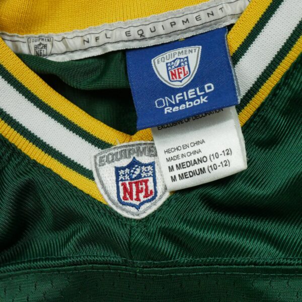 Maillot manches courtes enfant vert Reebok Equipe Green Bay Packers