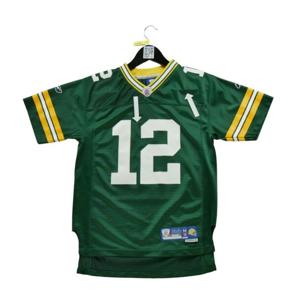 Maillot manches courtes enfant vert Reebok Equipe Green Bay Packers