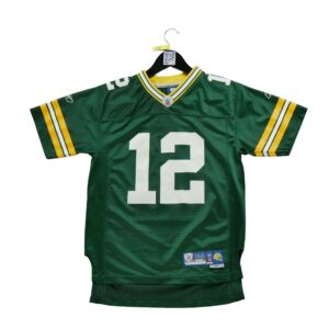 Maillot manches courtes enfant vert Reebok Equipe Green Bay Packers