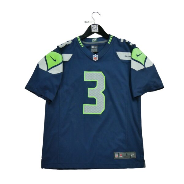 Maillot manches courtes homme marine Nike Equipe Seattle Seahawks