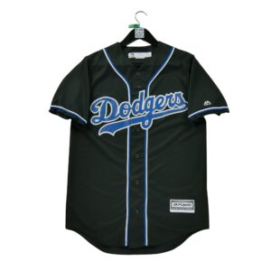 Maillot manches courtes homme noir Majestic Equipe Los Angeles Dodgers