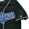 Maillot manches courtes homme noir Majestic Equipe Los Angeles Dodgers