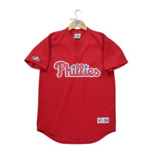 Maillot manches courtes homme rouge Majestic Equipe Philadelphie Phillies