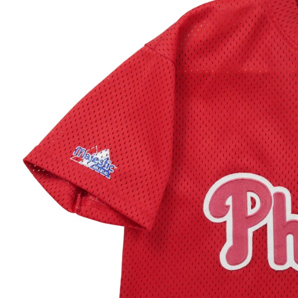 Maillot manches courtes homme rouge Majestic Equipe Philadelphie Phillies