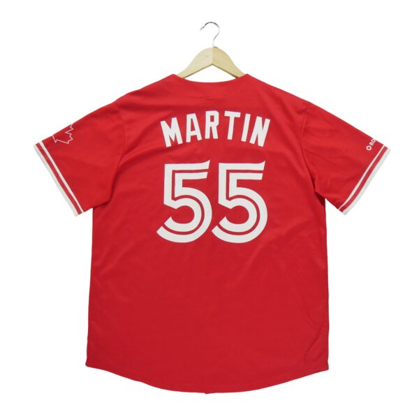 Maillot manches courtes homme rouge MLB Equipe Toronto Blue Jays