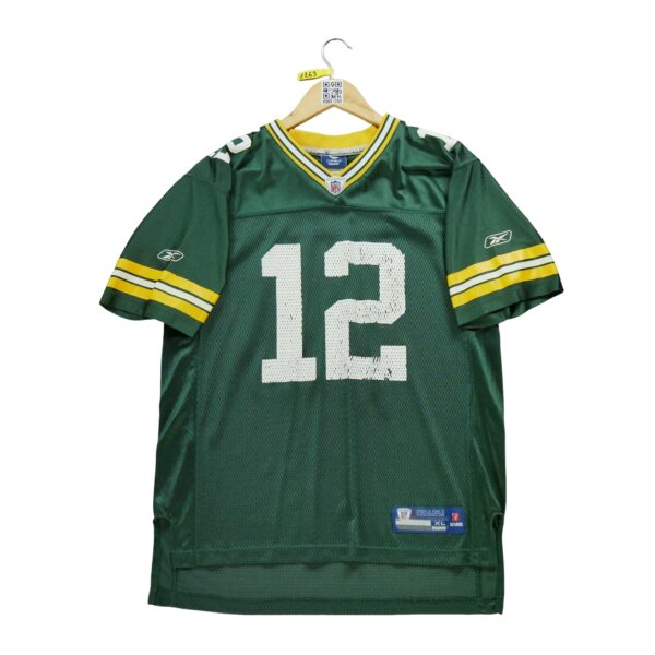 Maillot manches courtes homme vert Reebok Equipe Green Bay Packers