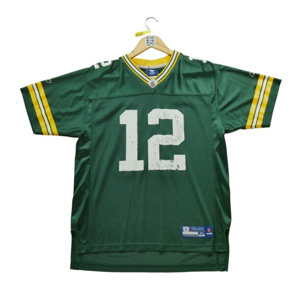 Maillot manches courtes homme vert Reebok Equipe Green Bay Packers