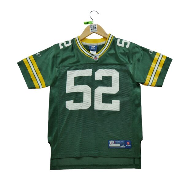 Maillot manches courtes homme vert Reebok Equipe Green Bay Packers