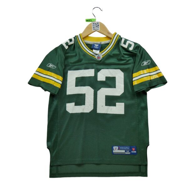 Maillot manches courtes homme vert Reebok Equipe Green Bay Packers