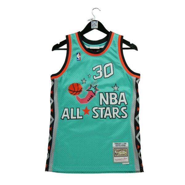Maillot sans manches femme turquoise Mitchell and Ness Equipe Chicago Bulls