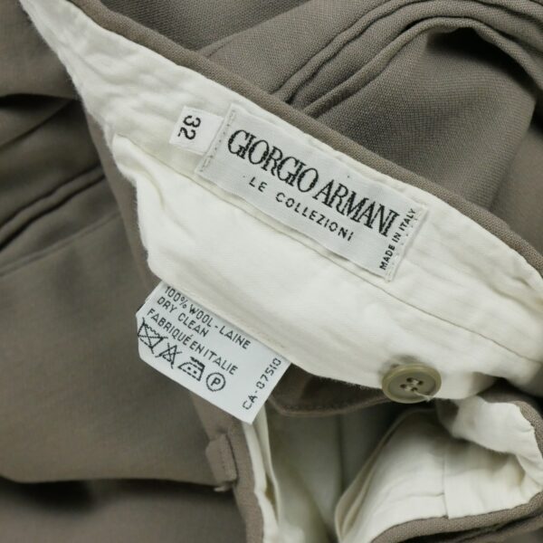 Pantalon classiques homme beige Armani