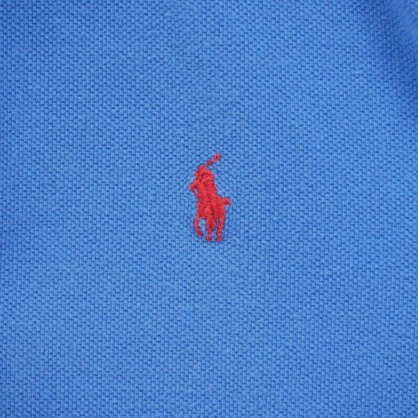 Polo manches courtes enfant bleu Polo Ralph Lauren Col Polo