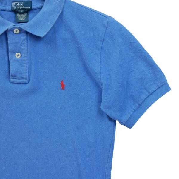Polo manches courtes enfant bleu Polo Ralph Lauren Col Polo