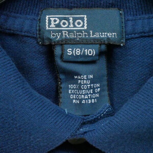 Polo manches courtes enfant marine Polo Ralph Lauren Col Polo