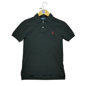 Polo manches courtes enfant noir Polo Ralph Lauren Col Polo