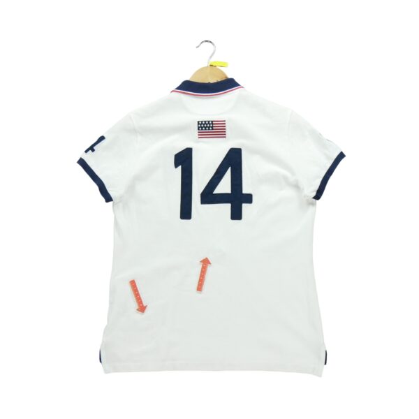 Polo manches courtes femme blanc Polo Ralph Lauren Col Polo