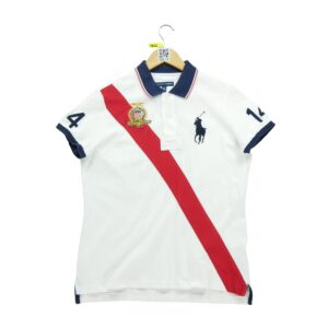 Polo manches courtes femme blanc Polo Ralph Lauren Col Polo