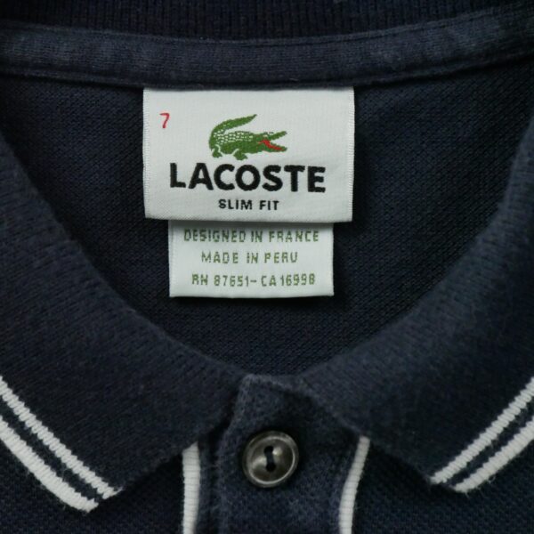 Polo manches courtes femme marine Lacoste Col Polo
