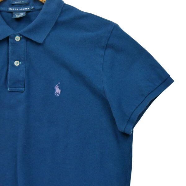 Polo manches courtes femme marine Polo Ralph Lauren Col Polo