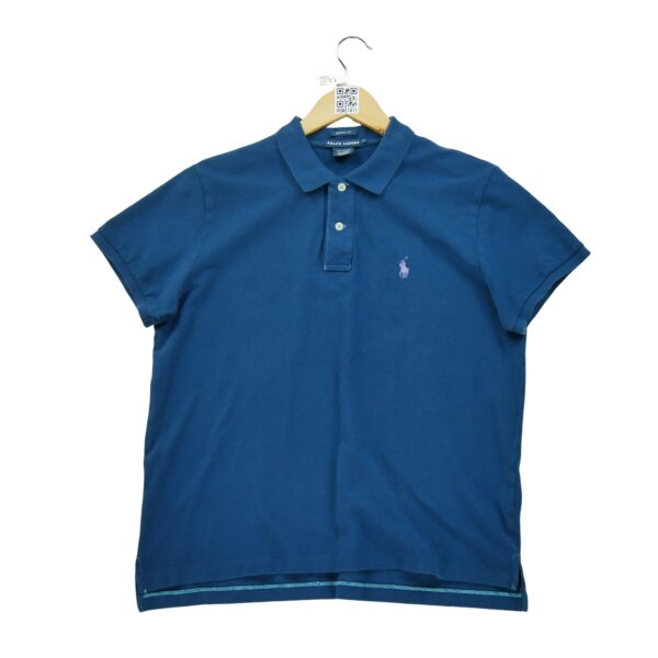Polo manches courtes femme marine Polo Ralph Lauren Col Polo