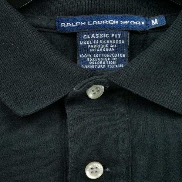 Polo manches courtes femme noir Polo Ralph Lauren Col Polo
