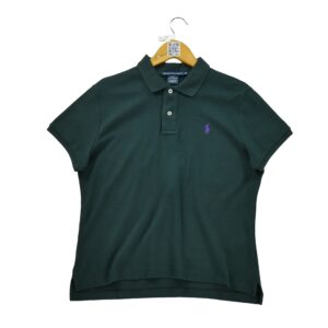 Polo manches courtes femme noir Polo Ralph Lauren Col Polo