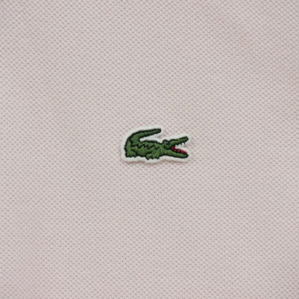 Polo manches courtes femme rose Lacoste Col Polo