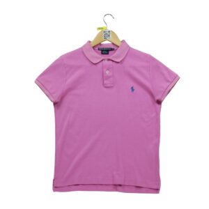 Polo manches courtes femme rose Polo Ralph Lauren Col Polo