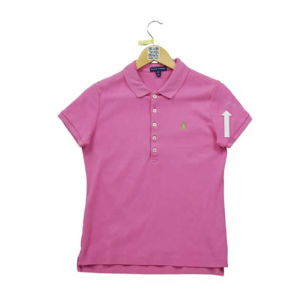 Polo manches courtes femme rose Polo Ralph Lauren Col Polo