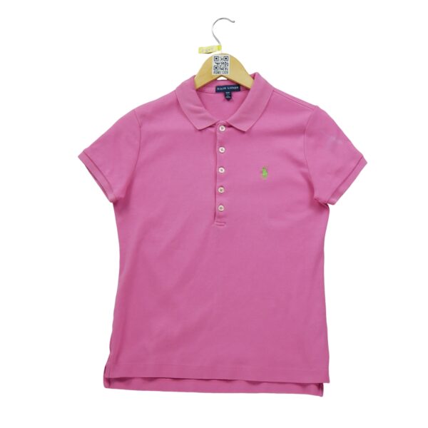 Polo manches courtes femme rose Polo Ralph Lauren Col Polo