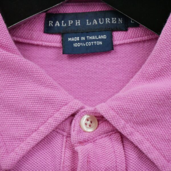Polo manches courtes femme rose Polo Ralph Lauren Col Polo
