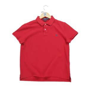 Polo manches courtes femme rouge Polo Ralph Lauren Col Polo