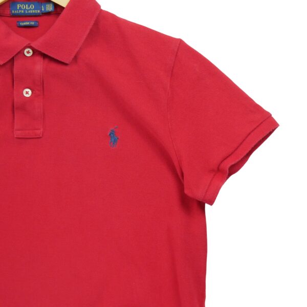 Polo manches courtes femme rouge Polo Ralph Lauren Col Polo