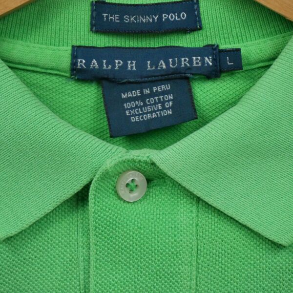 Polo manches courtes femme vert Polo Ralph Lauren Col Polo