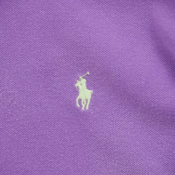 Polo manches courtes femme violet Polo Ralph Lauren Col Polo