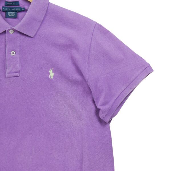 Polo manches courtes femme violet Polo Ralph Lauren Col Polo