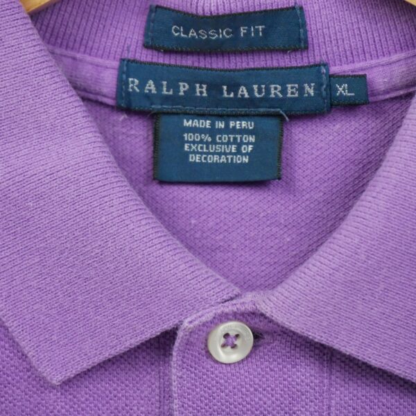 Polo manches courtes femme violet Polo Ralph Lauren Col Polo