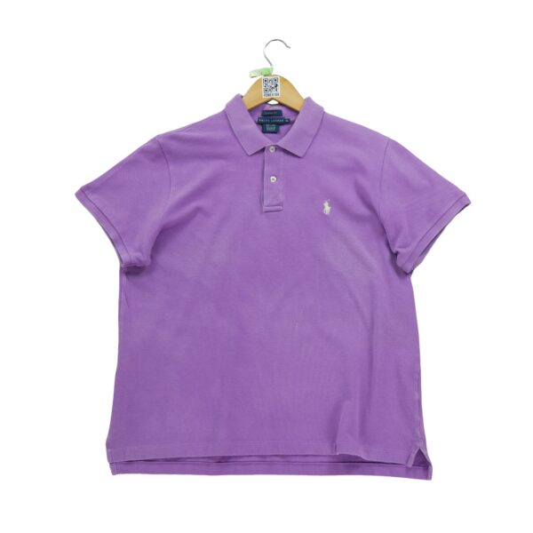 Polo manches courtes femme violet Polo Ralph Lauren Col Polo
