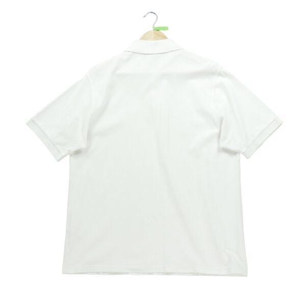 Polo manches courtes homme blanc Burberry Col Polo